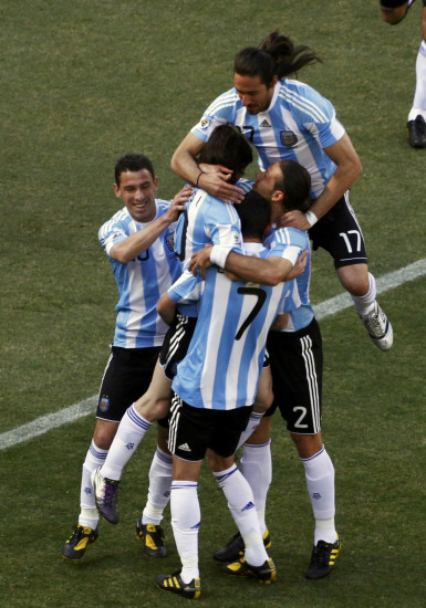 图文-[小组赛]阿根廷VS韩国幸福来得太突然了