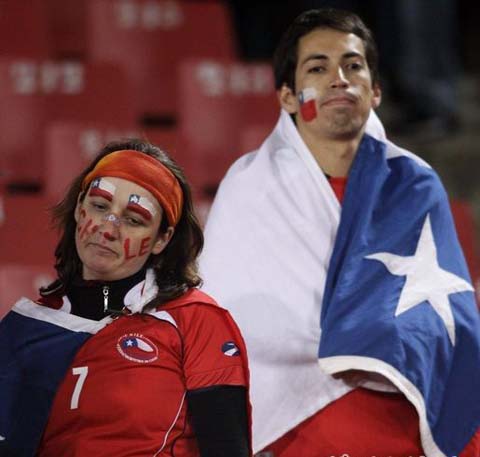 Brasil pasa cuartos final Chile 3-0 copa mundial 2010 12