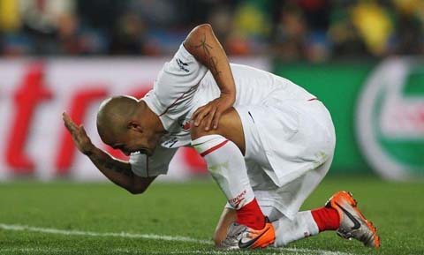 Brasil pasa cuartos final Chile 3-0 copa mundial 2010 124