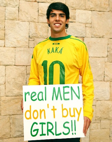 El hombre verdadero no compra chicas, dijo Kaká