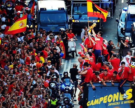 la Selección Española de Fútbol,Campeón, el Mundial 2010