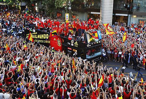 la Selección Española de Fútbol,Campeón, el Mundial 2010