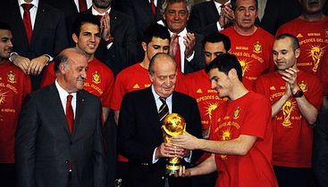 la Selección Española de Fútbol,Campeón, el Mundial 2010