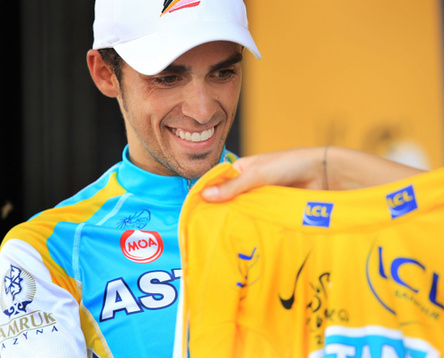 Español Alberto Contador es nuevo líder de Tour de Francia