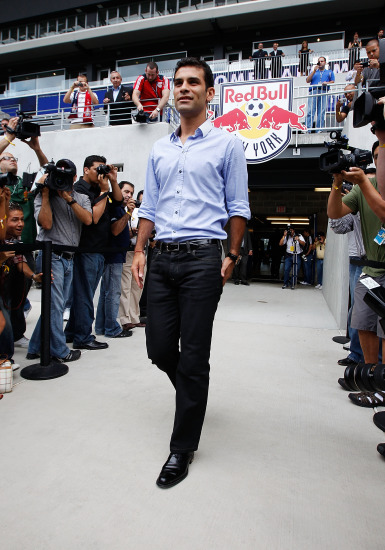 Rafael Márquez Alvarez Lugo, el ex defensor de Barcelona presenta hoy el día 4 como el jugador de Red Bulls en Nueva York.