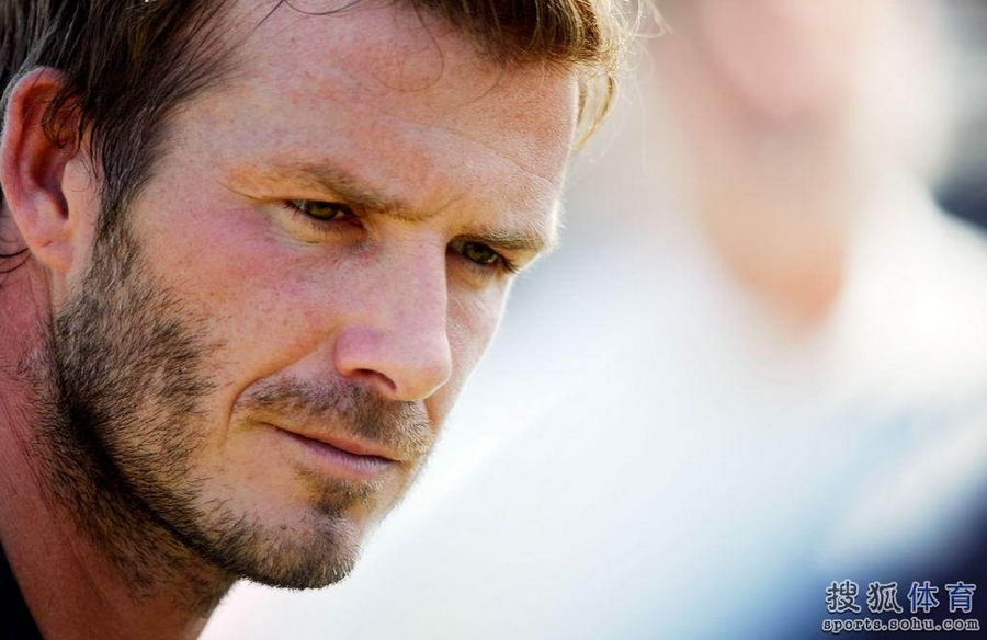 Beckham presenta en el entrenamiento con mucho encanto