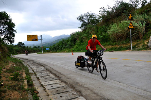 En bicicleta isla Hainan 3