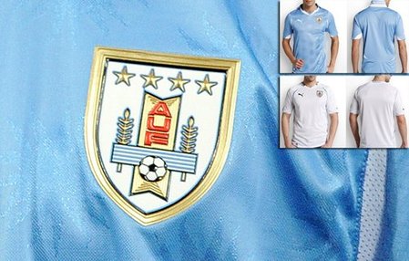 La celeste de Uruguay y Wanderers están de aniversario-Camiseta