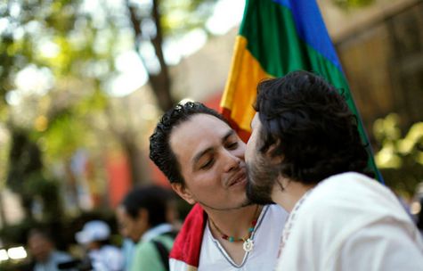 Los momentos del casamiento de los homosexuales 