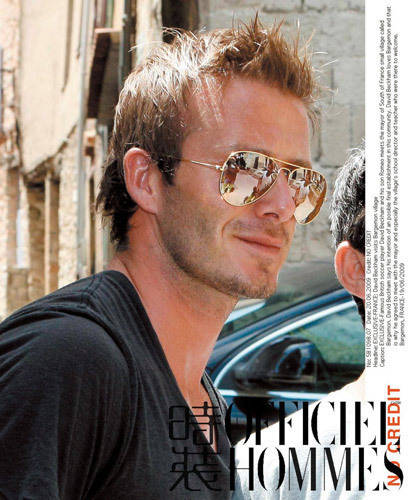 ¡Llevamos gafas de sol como Beckham!