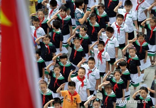 El nuevo curso escolar empieza en China