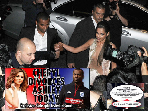 El día 3 de septiembre Ashley Cole por fin se divorció con su esposa Cheryl por el tribunal en Londres y se terminó su matrimonio de 4 años. Dicen que Cheryl va a conseguir 4,50 millones de pounds como la compensación. 