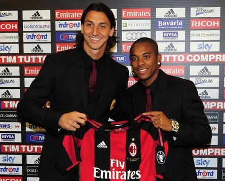 Ibrahimović y Robson de Souza presentan formalmente en AC Milan