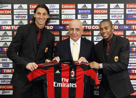 Ibrahimović y Robson de Souza presentan formalmente en AC Milan