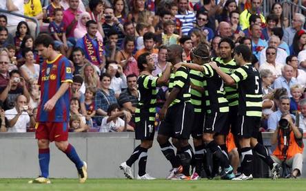 Un resultado sorpendente: Hercules CF derrota al Barcelona con 2-0, el Barça sigue manteniendo un estado fatal