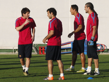 El Barça prepara para la Champions