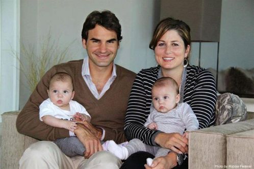 Nuevas fotos de la gemela hija de Federer