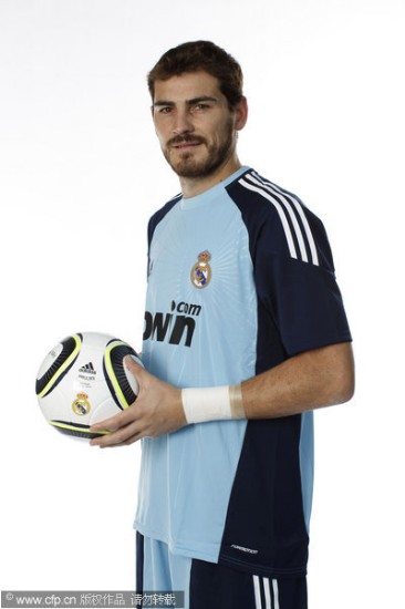 Las fotos oficiales de Real Madrid,Casillas