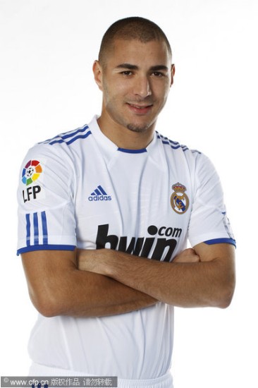 Las fotos oficiales de Real Madrid,Benzema