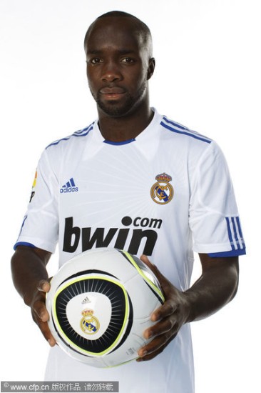 Las fotos oficiales de Real Madrid,Diarra