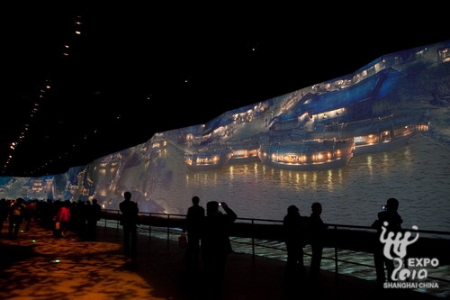 Expo Shanghai-Pabellón de China-pintura antigua 3