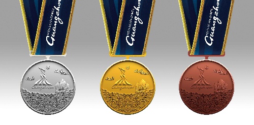 Las medallas de los Juegos Asiáticos de Guangzhou