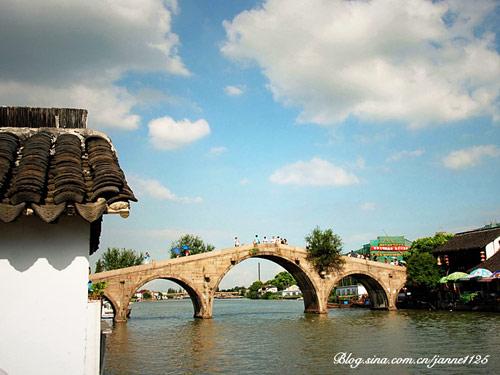 Zhujiajiao pueblo agua Shanghai 2