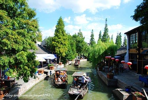 Zhujiajiao pueblo agua Shanghai 5