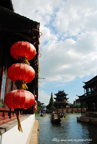 Zhujiajiao pueblo agua Shanghai 1