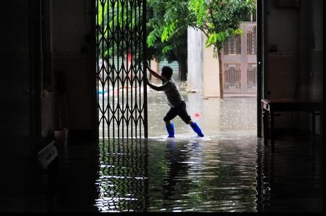 Hainan, desastre, inundación, evacuación