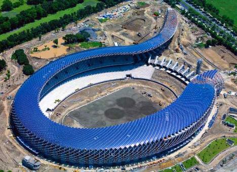 El estadio solar de Taiwan, China