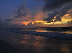 Puesta del sol en la Playa de Varadero, Cuba
