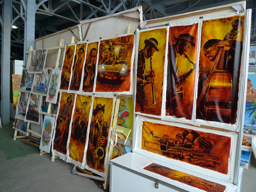 Mercado-artesanía-La Habana-Cuba