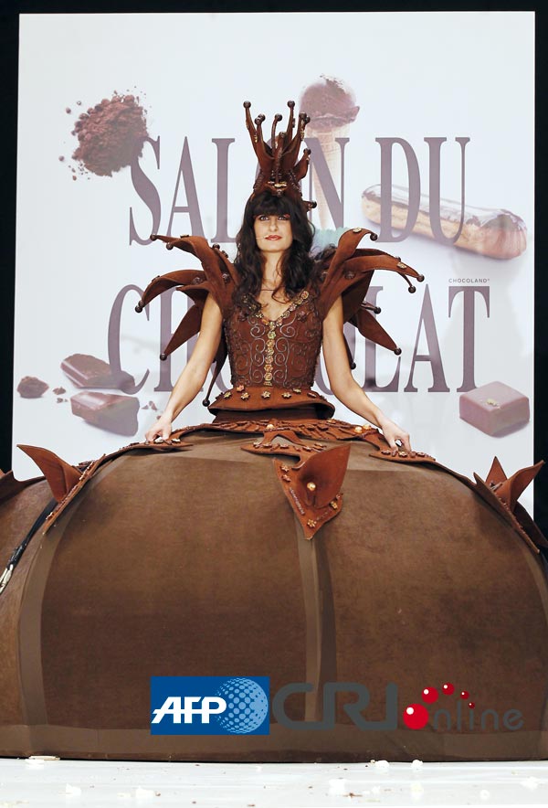 “Salon du Chocolat”2010 en París romance moda chocolate 4