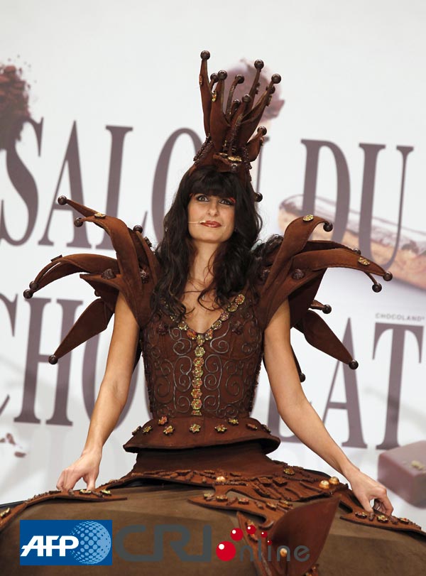“Salon du Chocolat”2010 en París romance moda chocolate 3