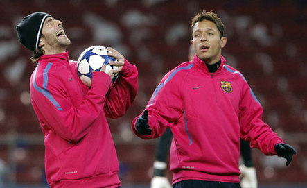 La Copa de Europa 2011: el Barça prepara para el partido contra Copenhague