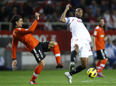 La Liga española: Sevilla derrota a Valencia con 2-0