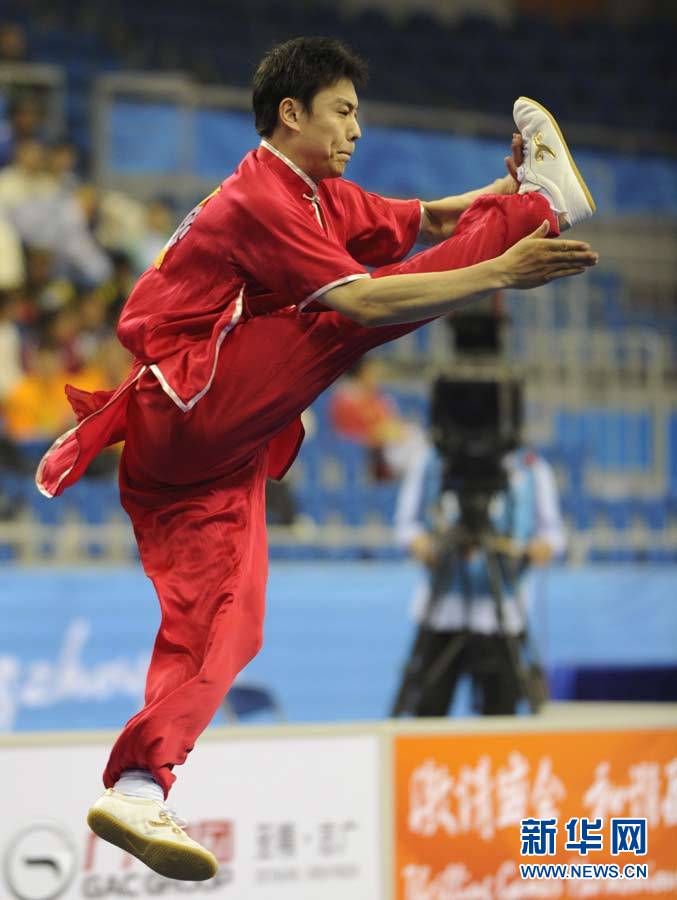 Yuan Xiaochao, atleta chino de Wushu, ganó el primer oro para China en los Juegos Asiáticos 2