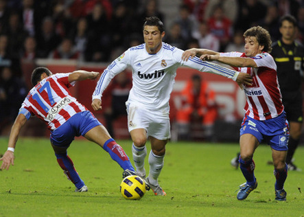 Real Madrid gana 1-0 al Gijón en Liga española