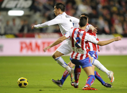 Real Madrid gana 1-0 al Gijón en Liga española