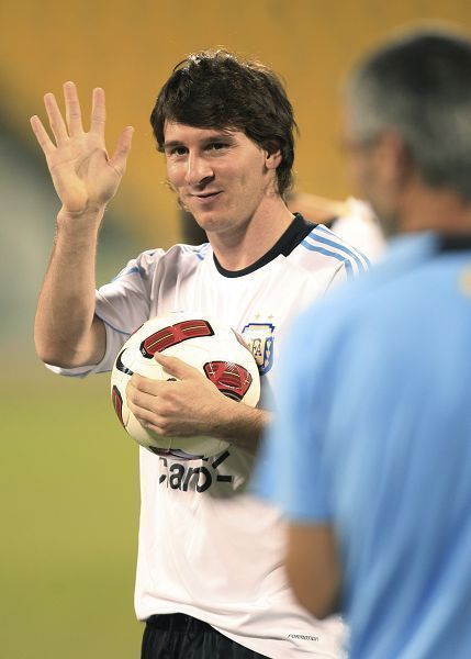 Prepara contentamente Messi de la selelción argentina contra la brasileña