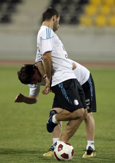 Prepara contentamente Messi de la selelción argentina contra la brasileña