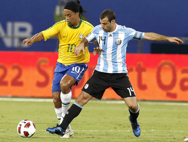 Argentina vence 1-0 Brasil gol Messi 4