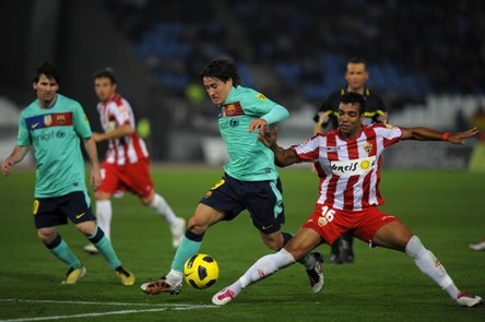 El Barça derrota a Almería con 8-0, Messi expresa su gran alegría