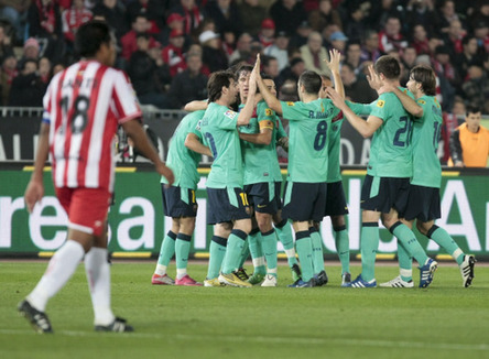 El Barça derrota a Almería con 8-0, Messi expresa su gran alegría