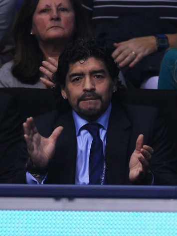 Maradona dio mucha animación a Nadal