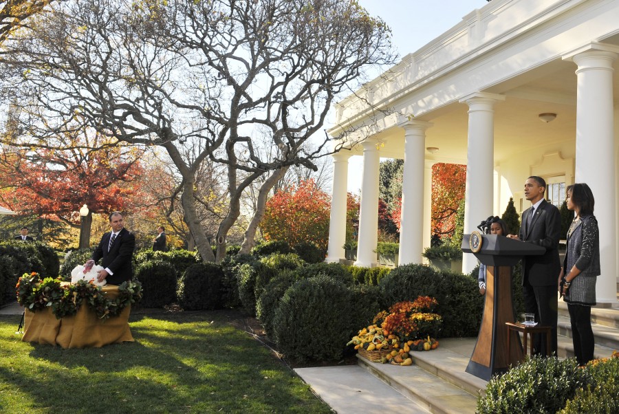 Obama absuelve el pavo en Acción de Gracias 