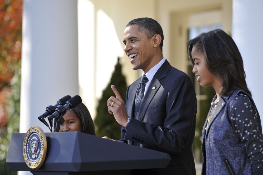 Obama absuelve el pavo en Acción de Gracias 