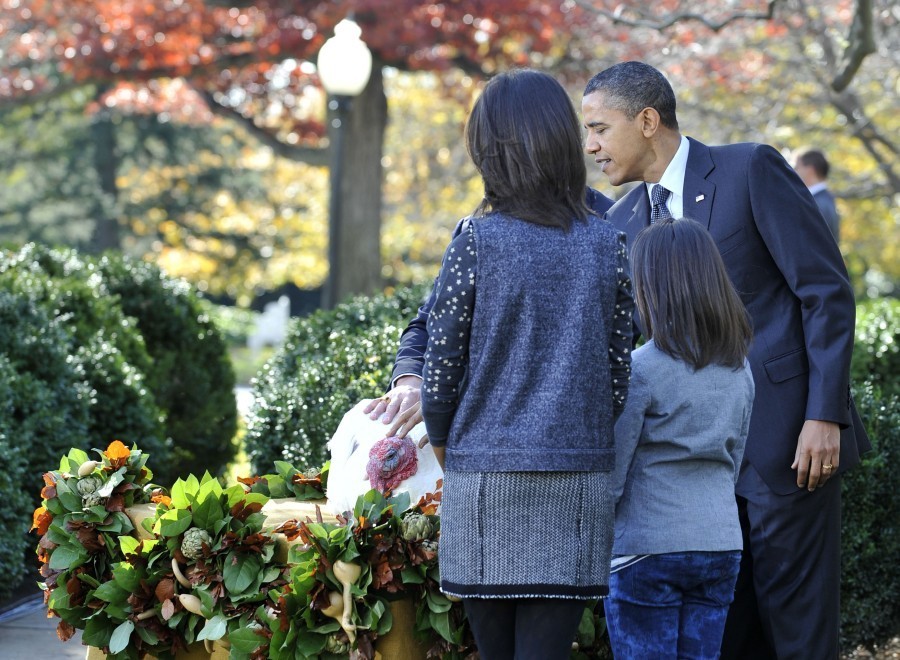 Obama absuelve el pavo en Acción de Gracias 