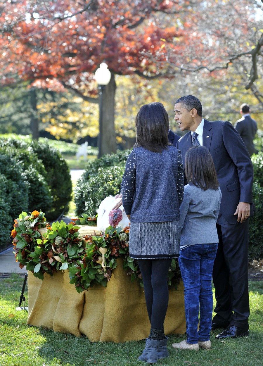 Obama absuelve el pavo en Acción de Gracias 